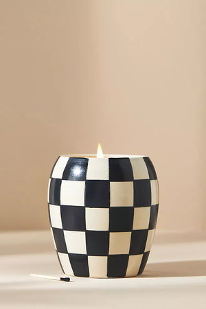 Checkmate Candle - Black Fig & Olive