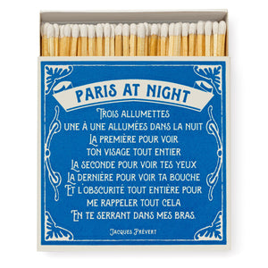 Matches Paris at night