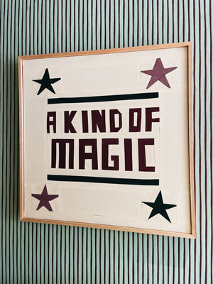 'A kind of magic' art piece x Motel Bodega