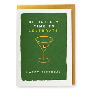 Card Martini Birthday