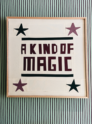 'A kind of magic' art piece x Motel Bodega