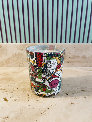 Candle "The Present Is Women"