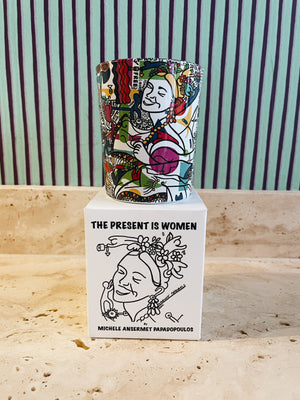 Candle "The Present Is Women"