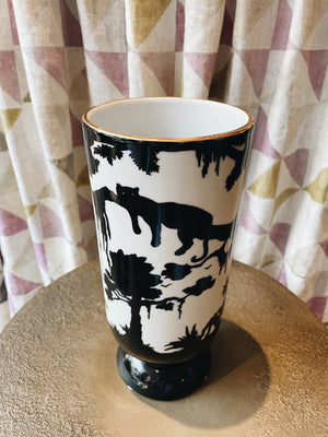 Jungleprint Porcelain Vase
