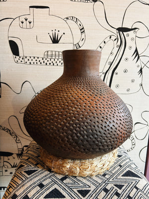 Ceremonial vase from Ghana