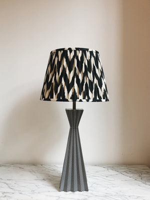 Lampshade Ikat Black & White
