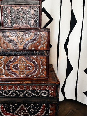 Lontar storage boxes from Lombok
