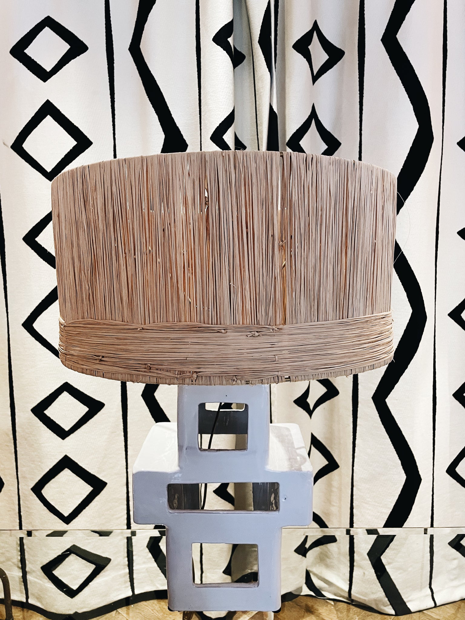 Lampbase Heavy White Ceramic