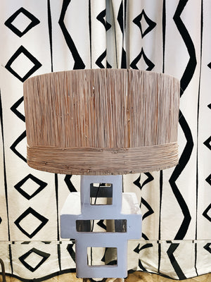 Lampbase Heavy White Ceramic