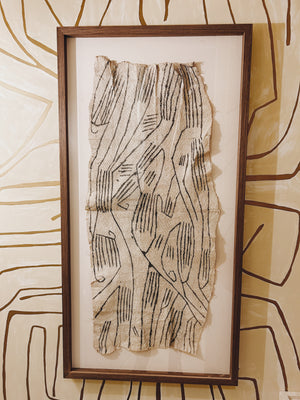 Artwork - Bark Cloth Mbuti Tribe