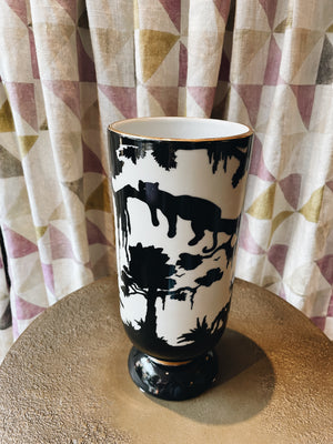 Jungleprint Porcelain Vase