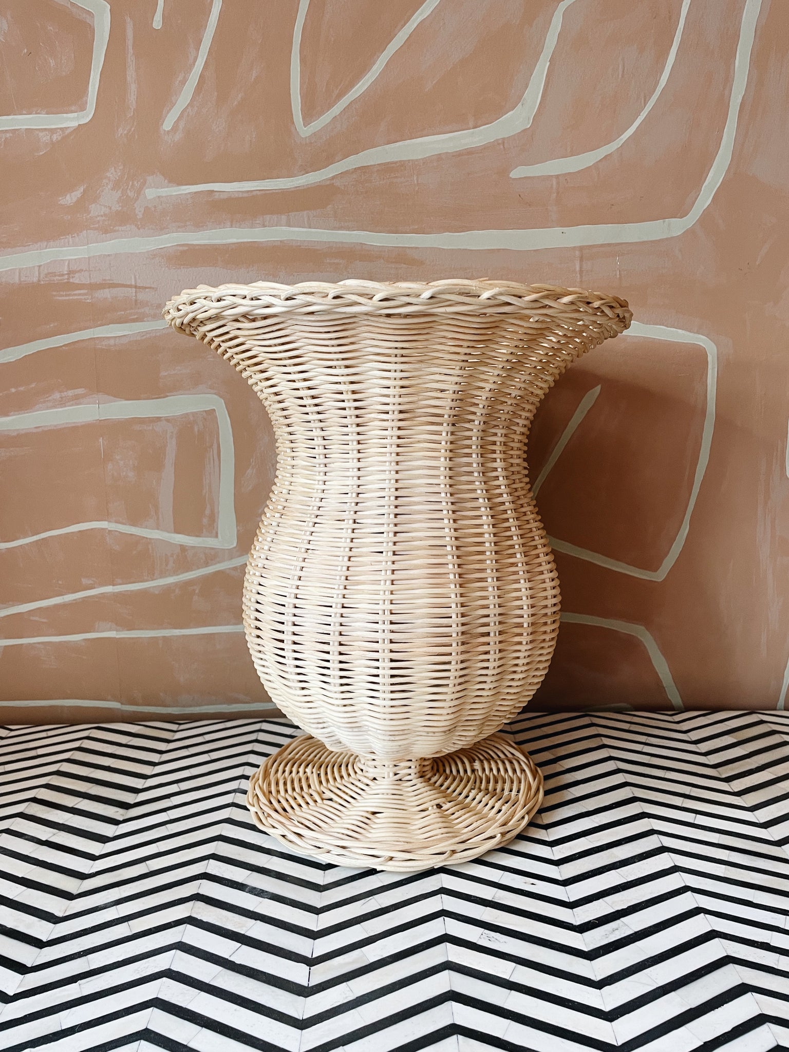 Classical Shaped Rattan Vase