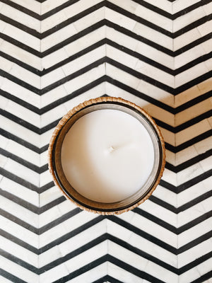 Scented Candle 'Raphia' S