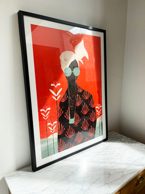 Artwork Red Feminine