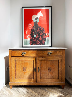 Artwork Red Feminine