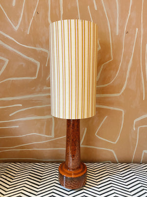 Lampbase Retro Stoneware Red