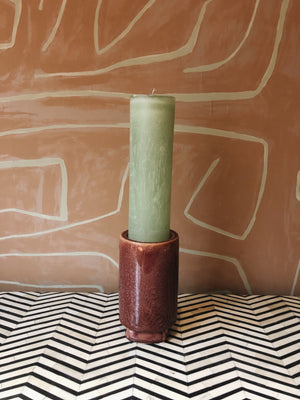 Candle Holder Pink Large