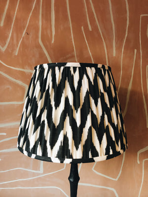 Lampshade Ikat Black & White