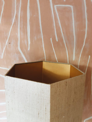 Lampshade Silk Ecru