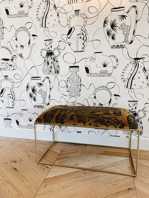 Bench Dedar Fabric Tiger Mountain