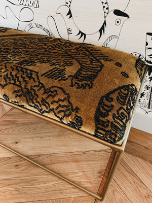 Bench Dedar Fabric Tiger Mountain
