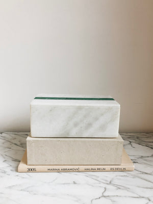 Marble Box Malachite Slice
