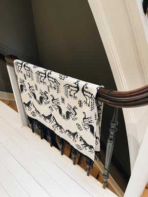 Vintage Ikat Sumba Animal Pattern