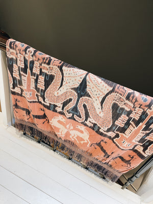Vintage Ikat Sumba Animal Pattern