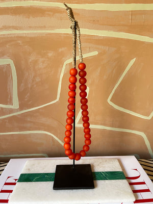 Decorative Indonesian Beaded Necklace