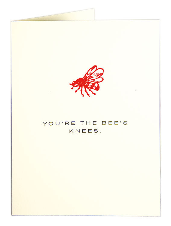 Card Bees Knees Large