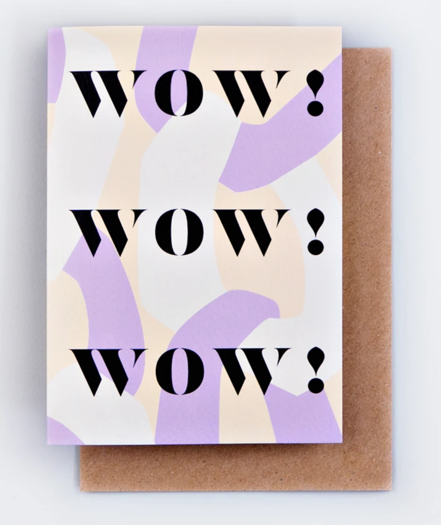 Card Wow Wow Wow