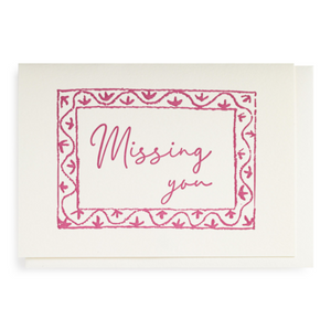 Card Missing You Small