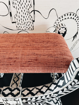 Bone Inlay Lucky Stool