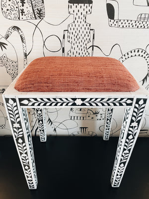 Bone Inlay Stool