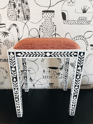 Bone Inlay Stool