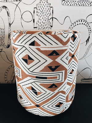 Stool Pierre Frey Fabric Le Manach Jazz