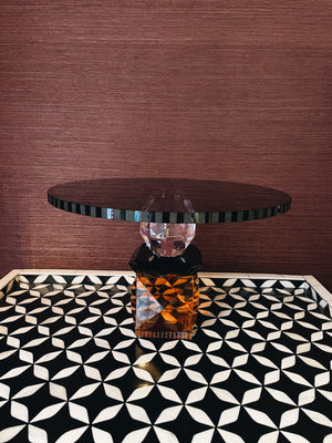 Candle Holder Crystal Savannah